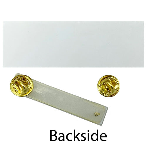 Army Blank Nameplates (100pk) Detached back