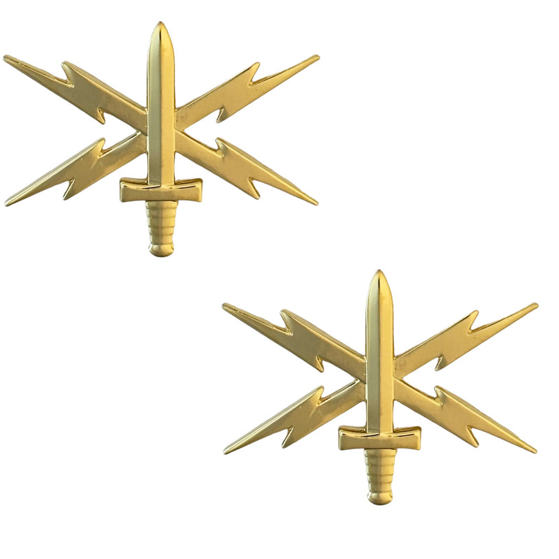 Cyber Warfare Army Officer Collar Device (Pair)