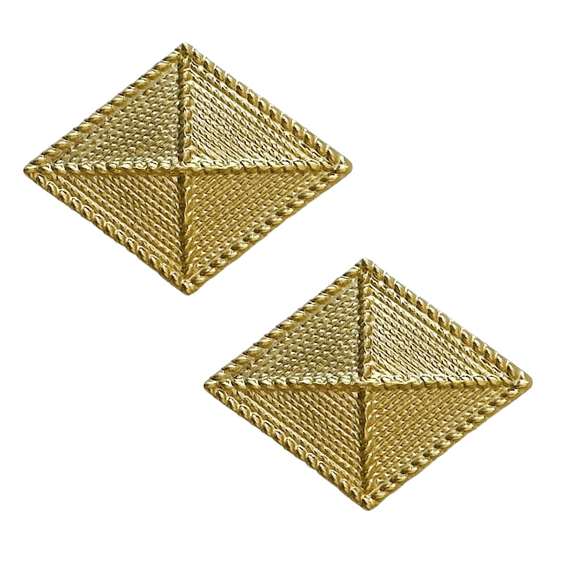 Finance Army Officer Collar Device (Pair)