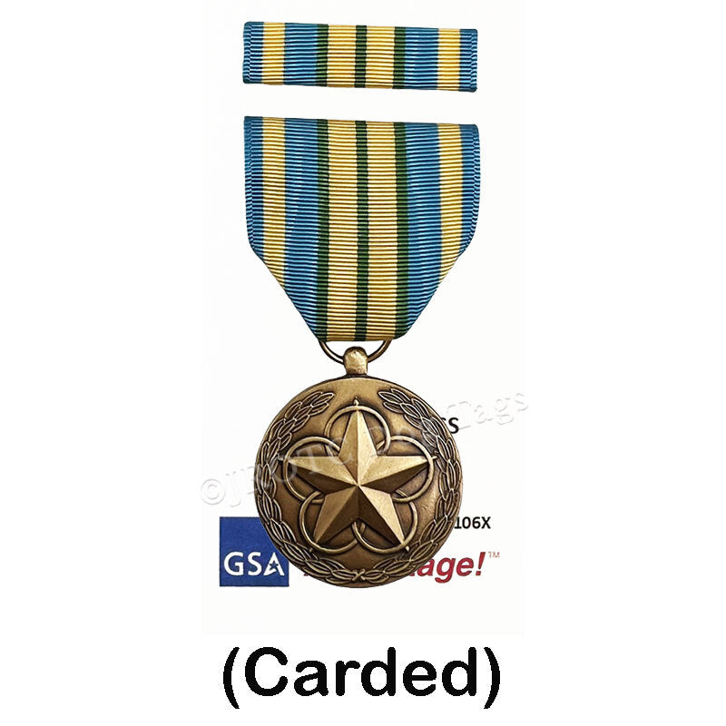 OUTSTANDING VOLUNTEER SERVICE MEDAL CARD