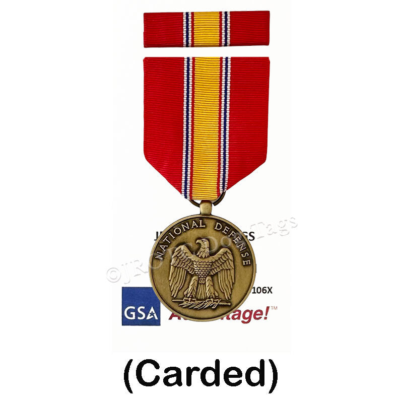 NATIONAL DEFENSE SERVICE MEDAL (CARDED)