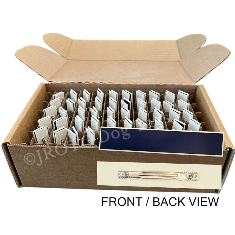 USAF Blank Plastic Nameplates (Box of 100) (G0017)
