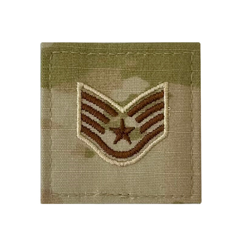 Air Force Multicam OCP Rank patch (hook back) - Select Rank