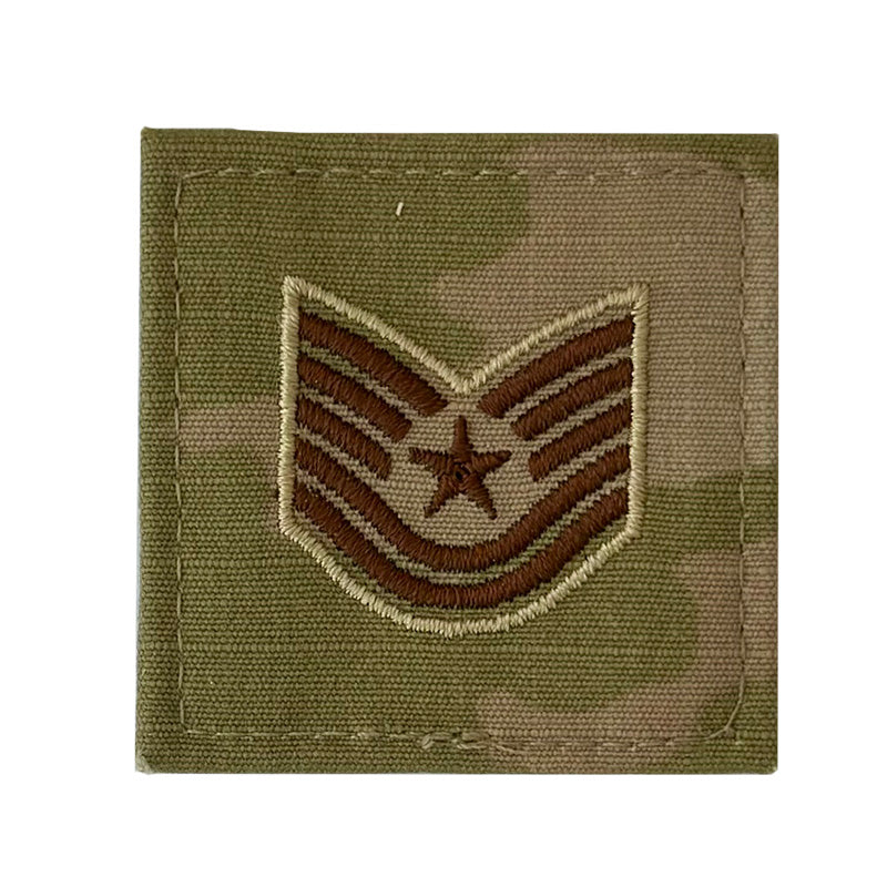 Air Force Multicam OCP Rank patch (hook back) - Select Rank