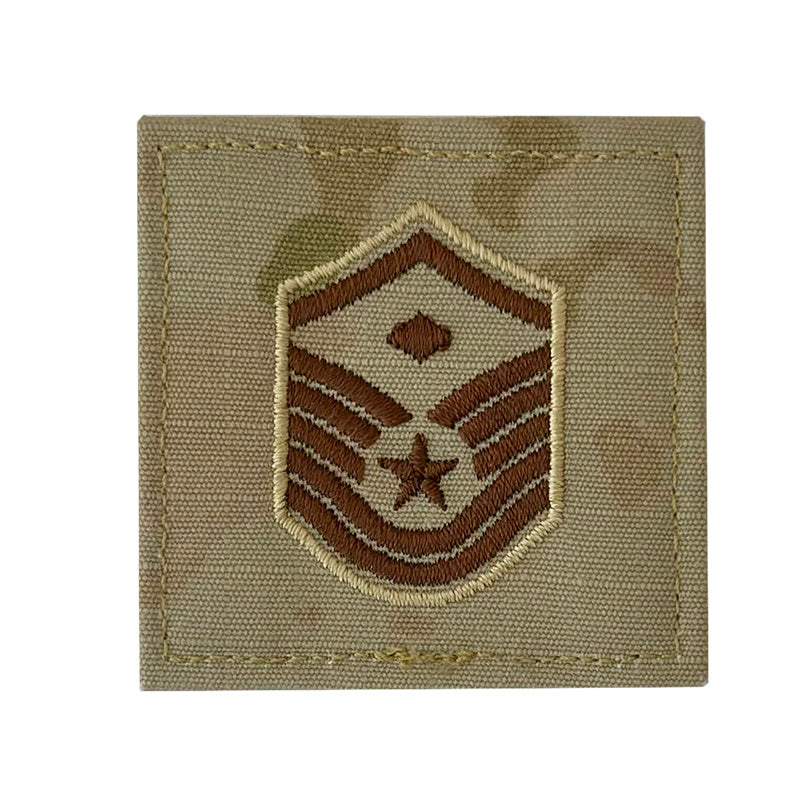 Air Force Multicam OCP Rank patch (hook back) - Select Rank