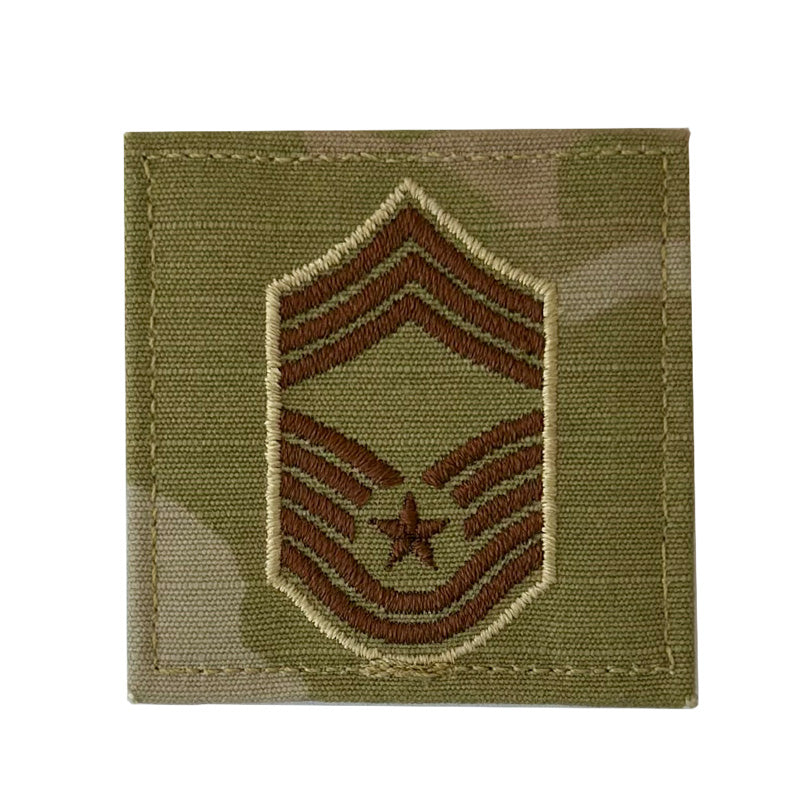 Air Force Multicam OCP Rank patch (hook back) - Select Rank