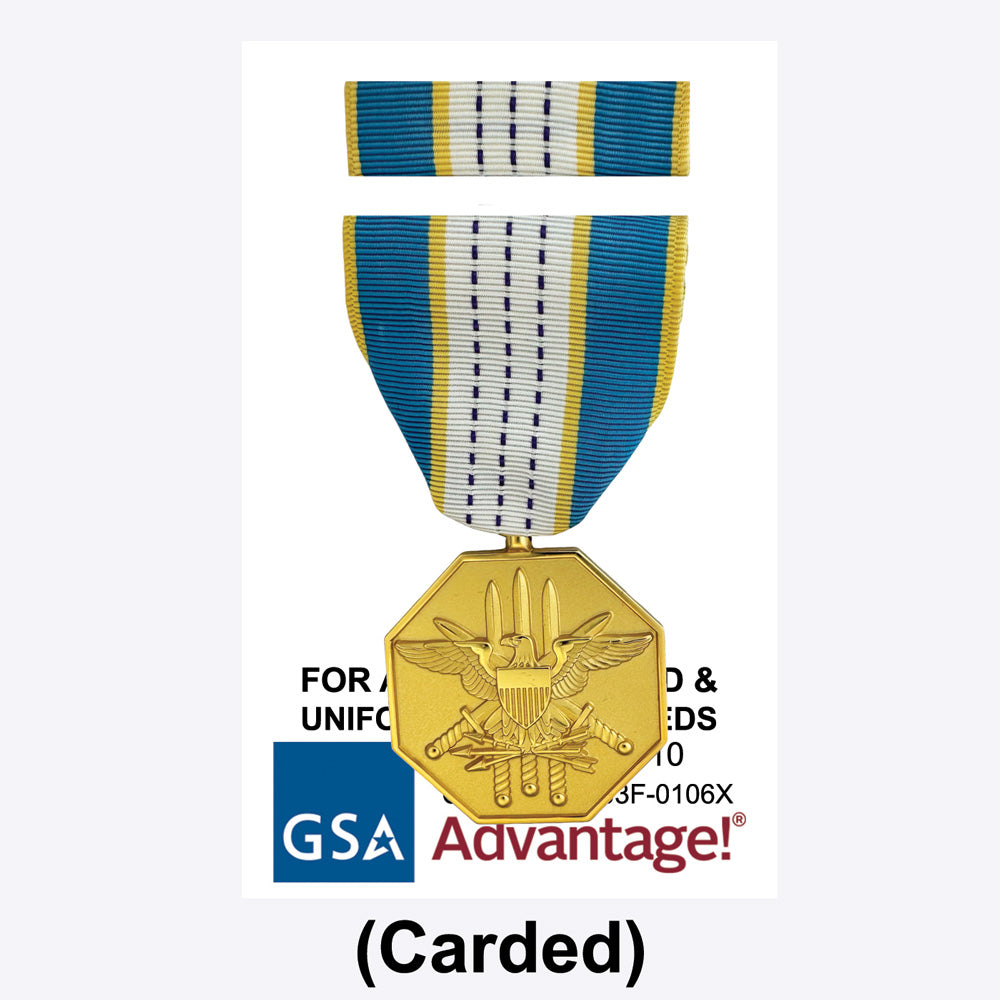 JOINT CIV SVC COMMENDATION MEDAL CARD