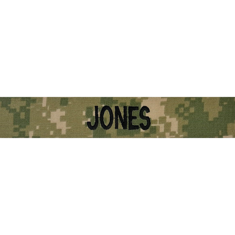 Custom NWU Type 3 Woodland Name Tape (Sew On)