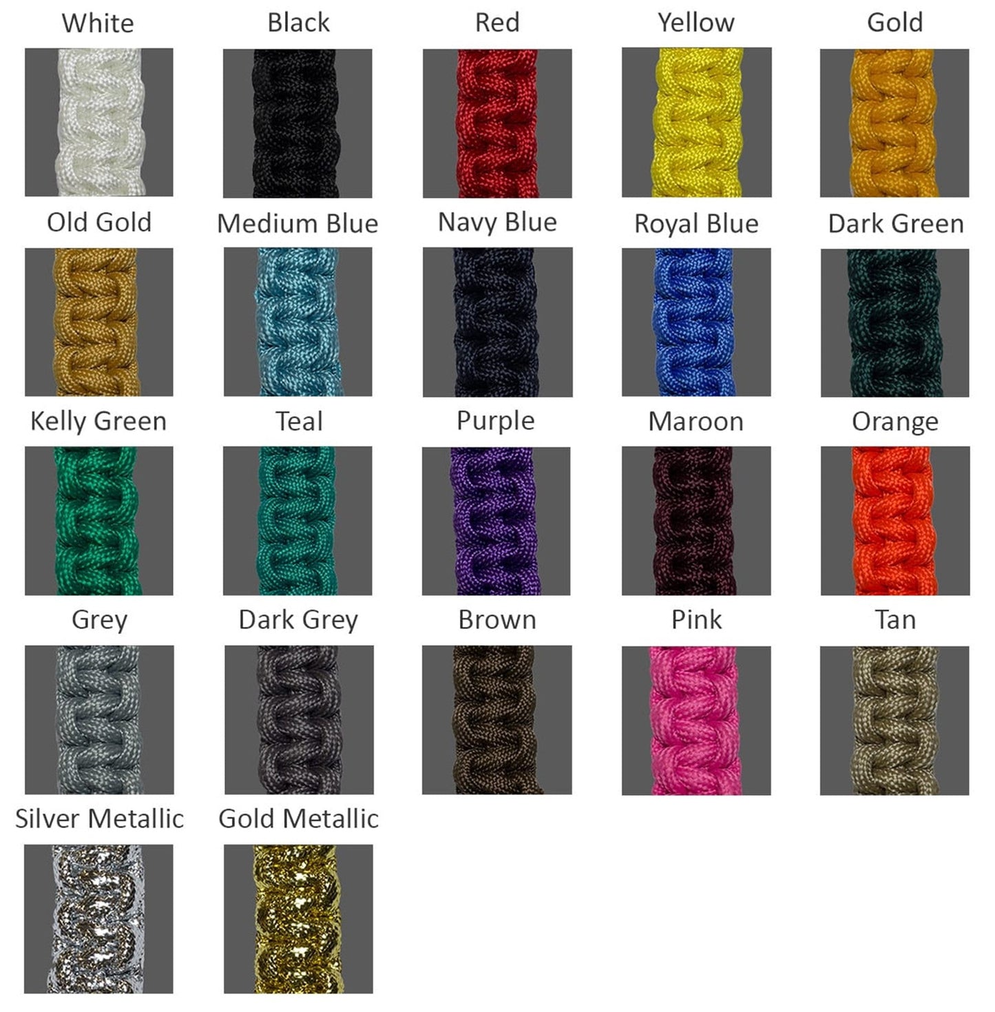 2 Color Staff Cord (Button Loop) Select Color (4 weeks)