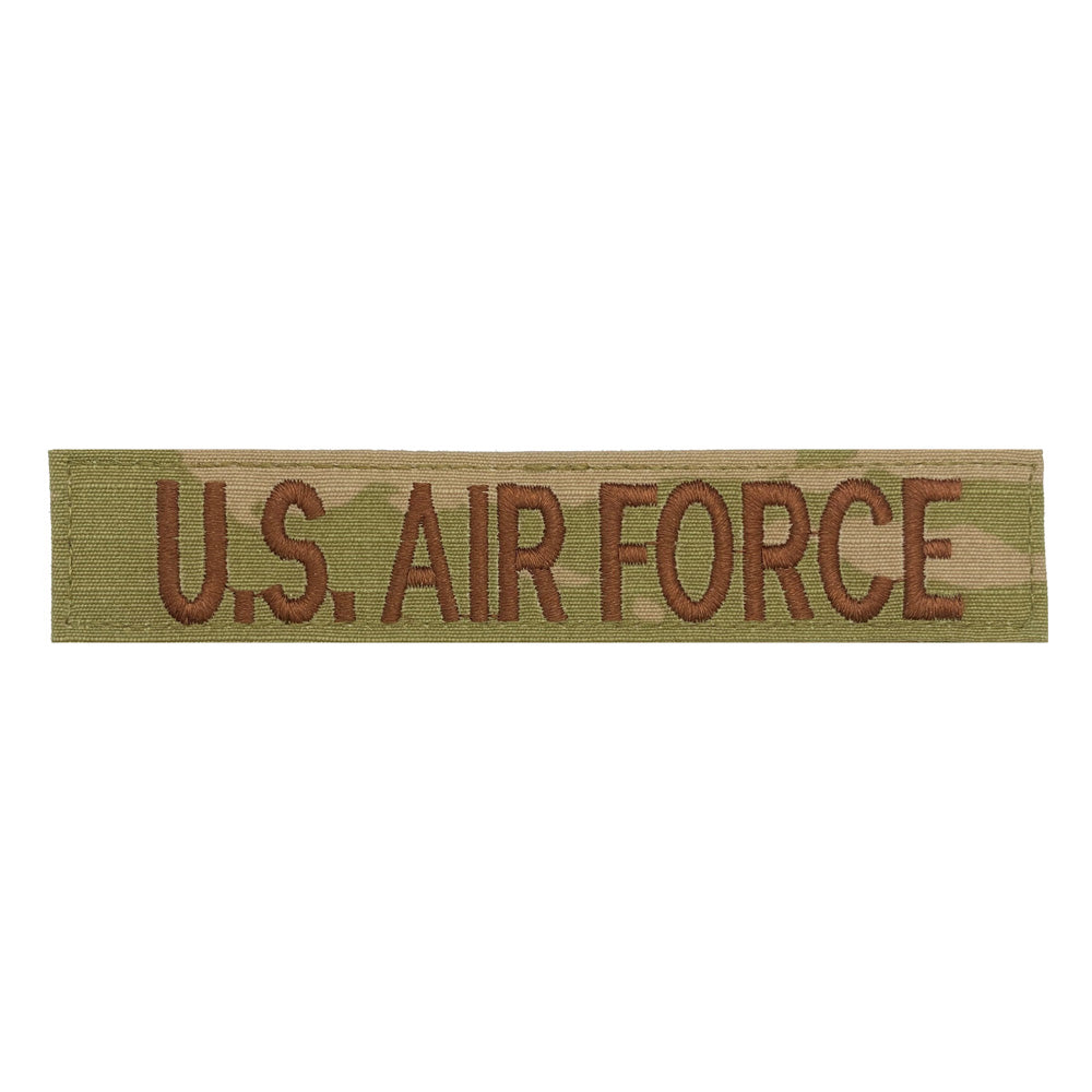 USAF OCP "U.S. AIR FORCE" Name tape (Hook back)