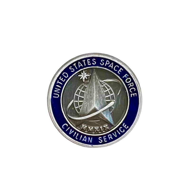 SPACE FORCE CIVILIAN SERVICE LAPEL PIN