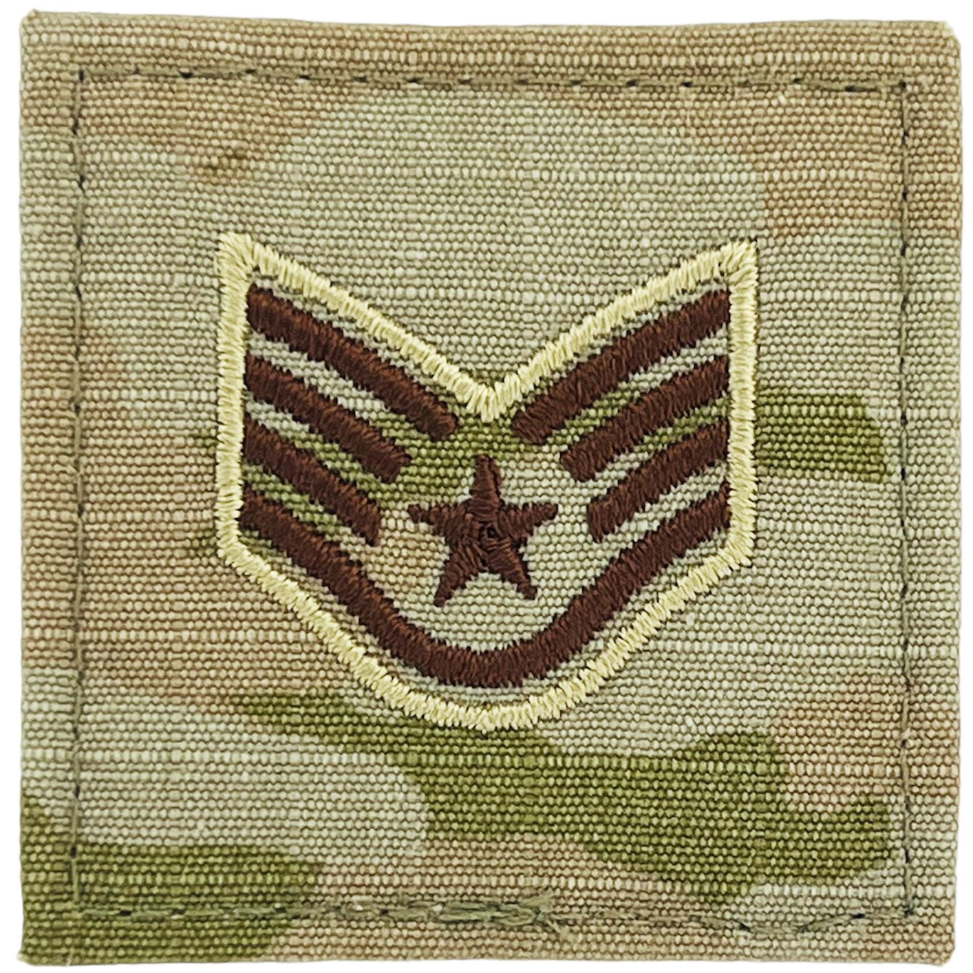 MULTICAM AIR FORCE RANK PATCH WITH HOOK BACK - Select Rank