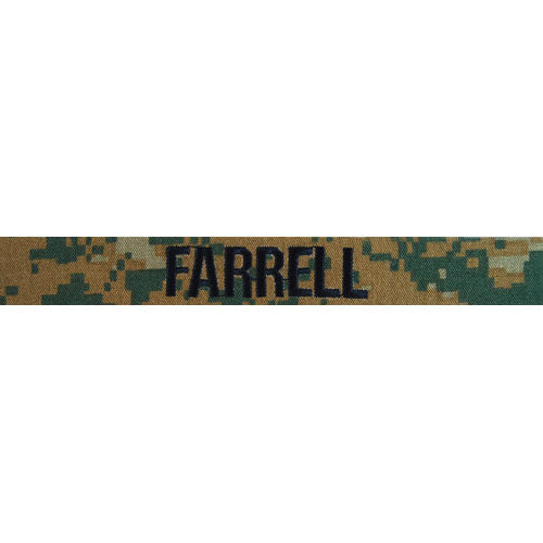 WOODLAND MCCU INDIVIDUAL NAMETAPE