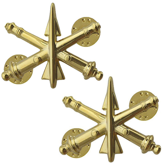 AIR DEFENSE ARMY OFFICER COLLAR DEVICE (PAIR)