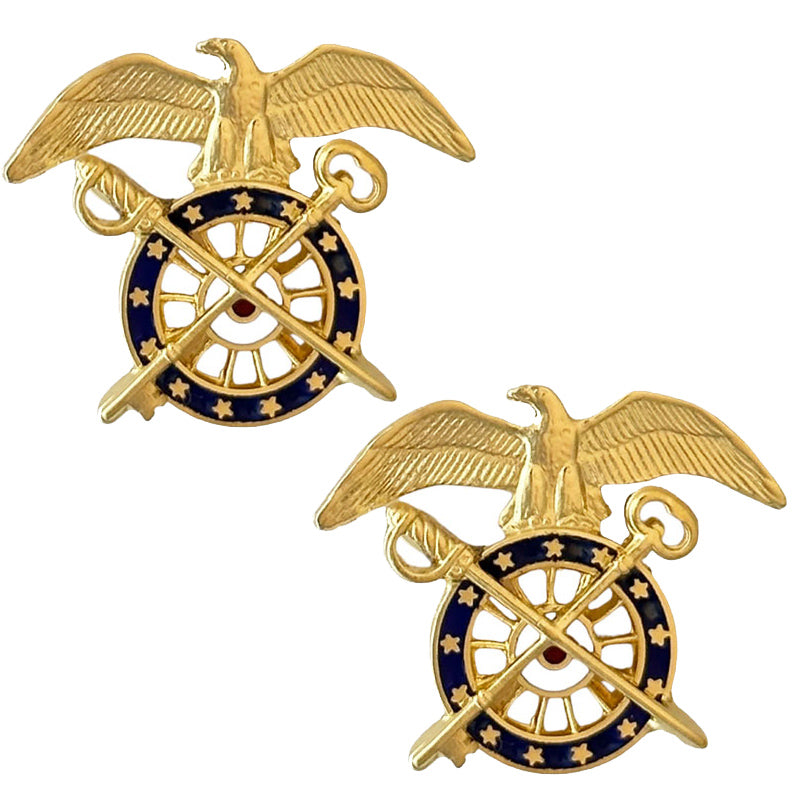 QUARTERMASTER ARMY OFFICER COLLAR DEVICE