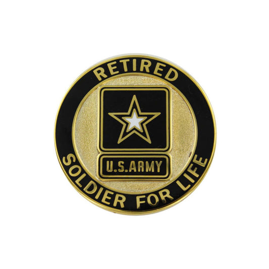 U.S. Army Retired Soldier For Life Pin Badge