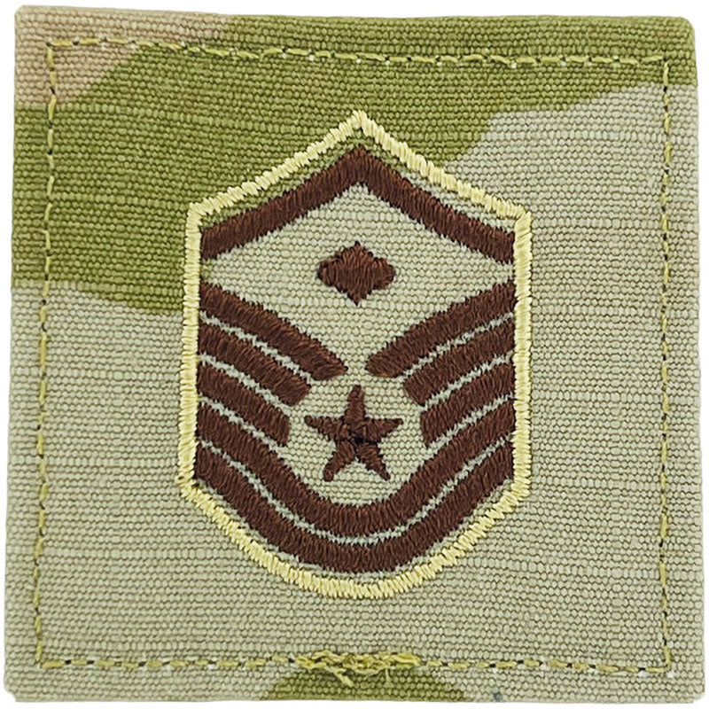 MULTICAM AIR FORCE RANK PATCH WITH HOOK BACK - Select Rank