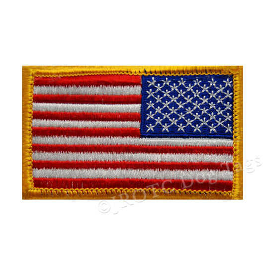 US Flag Reverse Color patch (Hook back)