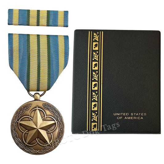 MILITARY OUTSTANDING VOLUNTEER SERVICE MEDAL BOX