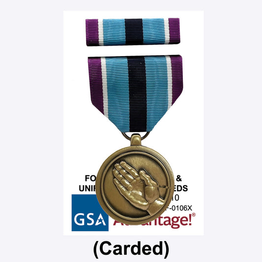 HUMANITARIAN SERVICE MEDAL (CARDED)