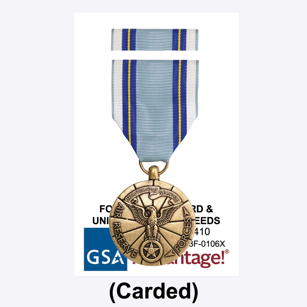 AIR RESERVE MERITORIOUS SERVICE MEDAL (CARDED)