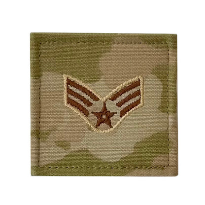 Air Force Multicam OCP Rank patch (hook back) - Select Rank
