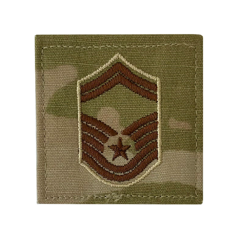 SMSGT OCP MULTICAM USAF VELCRO RANK