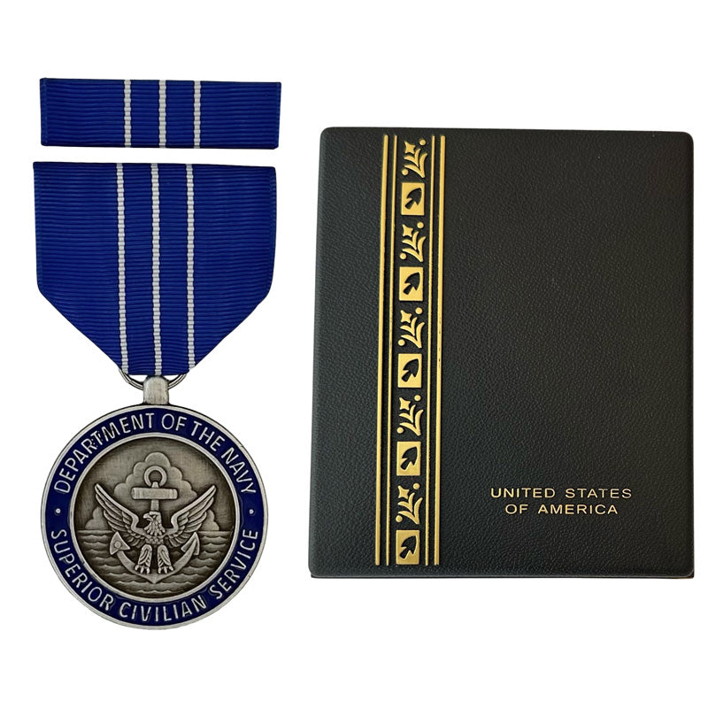 NAVY SUPERIOR CIVILIAN MEDAL (BOXED)