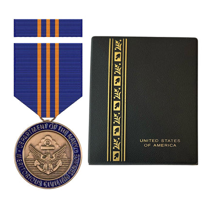 NAVY MERITORIOUS CIVILLIAN SERVICE MEDAL BOX