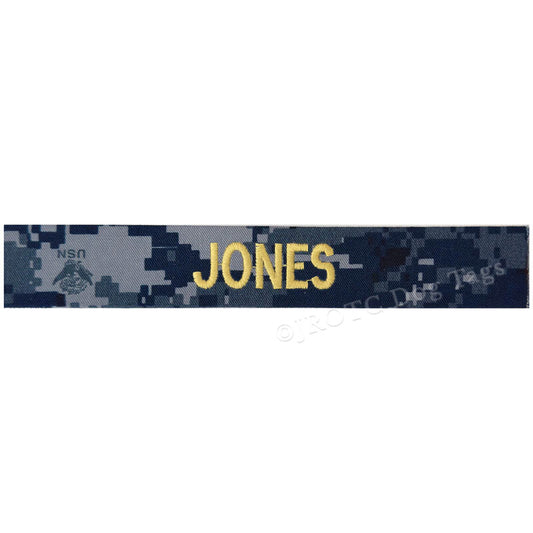 NWU Officer Blueberry Custom Name tape