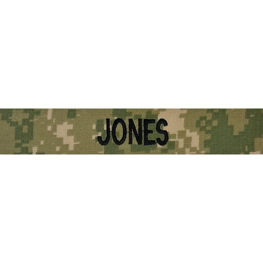 Custom NWU Type 3 Woodland Name Tape (Sew On) [JDT-NJ-141]