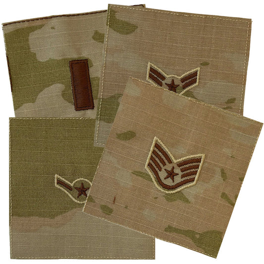 Air Force Multicam Rank Patch Sew on - Select Rank