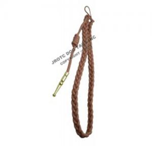 Lanyard Fourragere with Silver or Gold Tip (Button Loop) Select Color (Each)