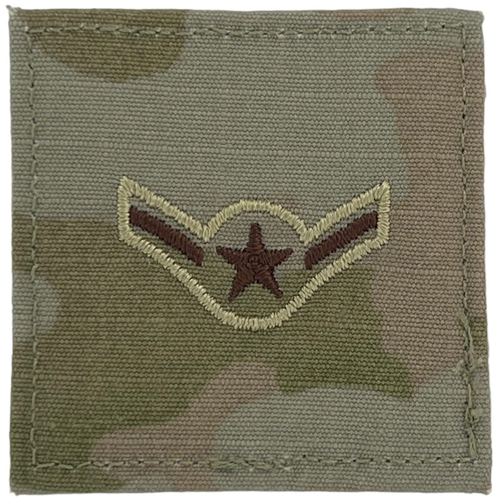 Air Force Multicam OCP Rank patch (hook back) - Select Rank – Mil Tactical