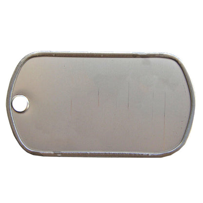 Box Of Blank Dog Tags Stainless Steel (Box Of 100)