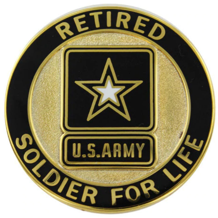 U.S. Army Retired Soldier For Life Pin Badge – Mil Tactical