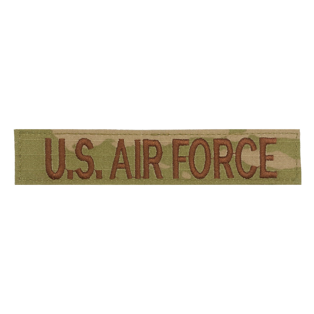 USAF MULITCAM U.S. AIR FORCE NAMETAPE (HOOK FASTENER)