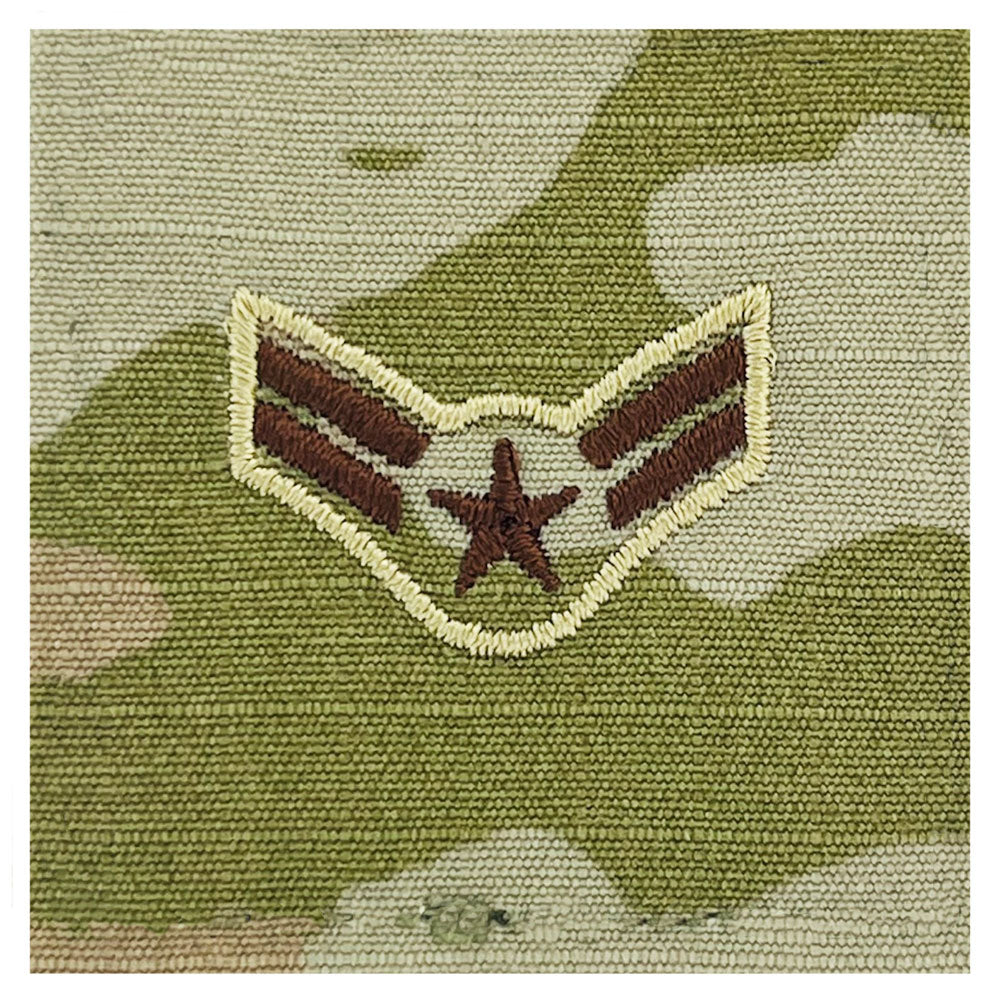 MULTICAM AIR FORCE RANK PATCH SEW ON - Select Rank