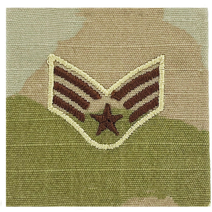 MULTICAM AIR FORCE RANK PATCH SEW ON - Select Rank