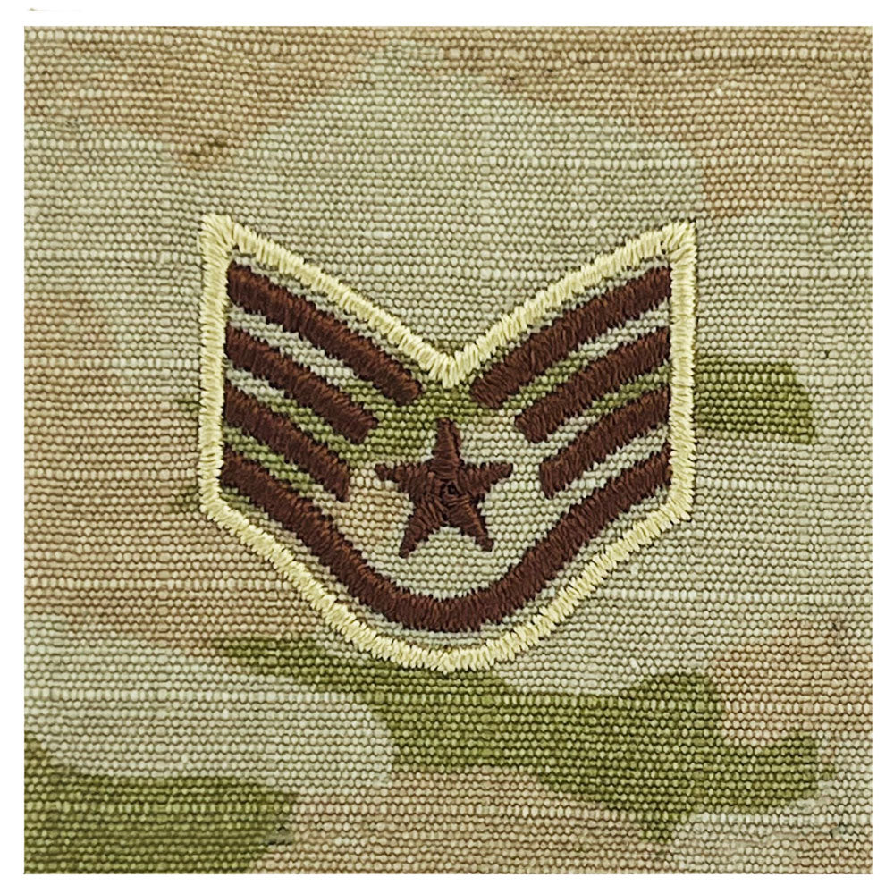 MULTICAM AIR FORCE RANK PATCH SEW ON - Select Rank