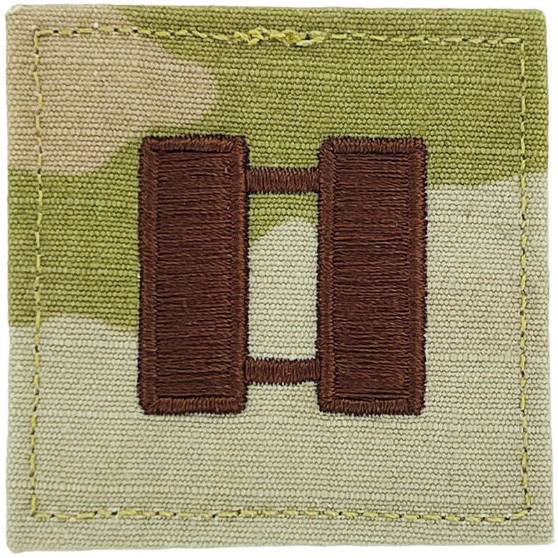 MULTICAM AIR FORCE RANK PATCH WITH HOOK BACK - Select Rank